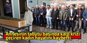 Annesinin tabutu başında kalp krizi geçirdi