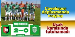 Çayelispor deplasmanda mağlup