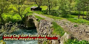 Orta Çağ’dan kalma taş köprü!