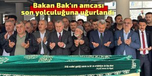 Bakan Osman Aşkın Bak'ın amcası son yolculuğuna uğurlandı