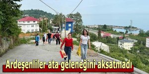 Ardeşenliler ata geleneğini aksatmadı