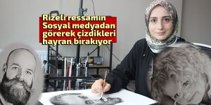 Sosyal medyadan görerek çizdikleri hayran bırakıyor