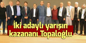 İki adaylı yarışın kazananı Topaloğlu