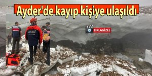 Ayder'de kayıp kişiye ulaşıldı