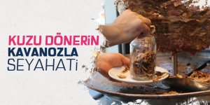 Kuzu dönerin kavanozla seyahati!