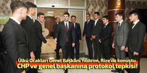 Ülkü Ocakları Genel Başkanı, Rize'de konuştu