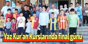 Yaz Kur'an Kurslarında final günü