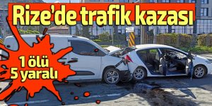 Fındıklı'da trafik kazası: 1 ölü, 5 yaralı