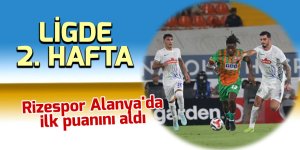 Rize Alanya'da ilk puanını aldı