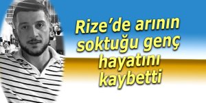 Rize’de arının soktuğu genç hayatını kaybetti