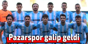 Pazarspor galip geldi