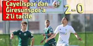 Çayelispor'dan Giresun'a 2'li tarife