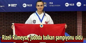 Rizeli Rümeysa, judoda balkan şampiyonu oldu