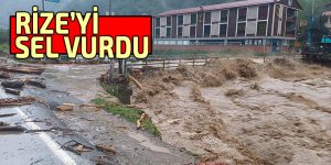 Rize'ye son 24 saatte 75 kg ve üstü yağış düştü