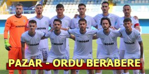 Pazar - Ordu berabere!