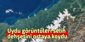 Uydu görüntüsü selin dehşetini ortaya koydu