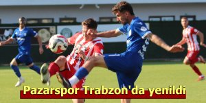 Pazarspor Trabzon'da yenildi