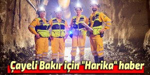 Çayeli Bakır için "Harika" haber