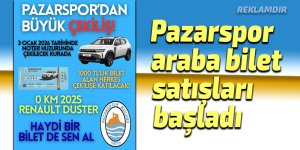 PAZARSPOR’DAN BÜYÜK ÇEKİLİŞ!