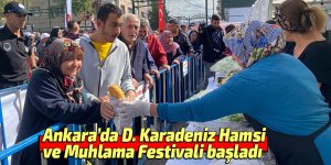 Ankara’da D. Karadeniz Hamsi ve Muhlama Festivali başladı