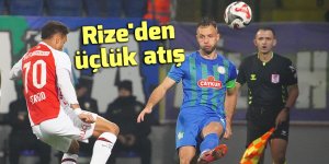 Rize'den üçlük atış