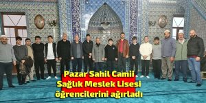 Pazar Sahil Camii Sağlık Meslek Lisesi öğrencilerini ağırladı