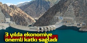 3 yılda ekonomiye önemli katkı sağladı