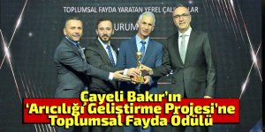 Çayeli Bakır’ın ‘Arıcılığı Geliştirme Projesi’ne Toplumsal Fayda Ödülü