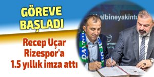 Recep Uçar, Çaykur Rizespor'a 1.5 yıllık imza attı