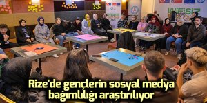 Rize'de gençlerin sosyal medya bağımlılığı araştırılıyor