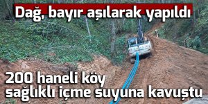 200 haneli köy sağlıklı içme suyuna kavuştu