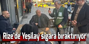 Rize'de Yeşilay sigara bıraktırıyor