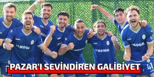 Pazarspor galibiyetle başladı