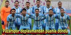 Pazarspor Ordu'dan beraberlik aldı