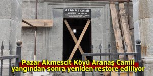 Akmescit Köyü Aranaş Camii yeniden restore ediliyor