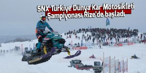 SNX Türkiye Dünya Kar Motosikleti Şampiyonası Rize’de başladı