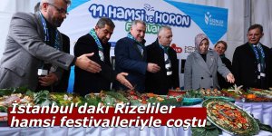 İstanbul'daki Rizeliler hamsi festivalleriyle coştu