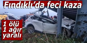 Fındıklı’da feci kaza: 1 ölü, 1 ağır yaralı