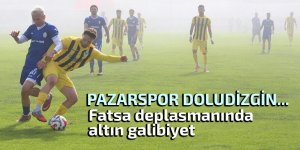 Pazarspor Fatsa'dan 3 puanla dönüyor