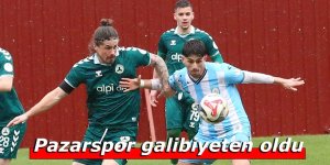 Pazarspor Giresun'u elinden kaçırdı