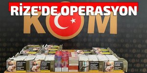 RİZE'DE OPERASYON