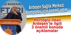 Ardeşen Sağlık Merkezi Kompleksi için önemli adım