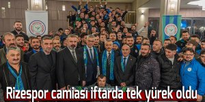 Rizespor camiası iftarda tek yürek oldu