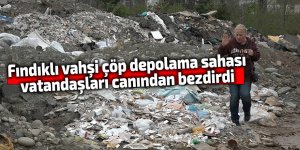 Fındıklı vahşi çöp depolama sahası vatandaşları canından bezdirdi