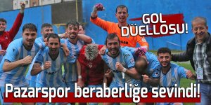 Pazar'da düelloda kazanan yok!