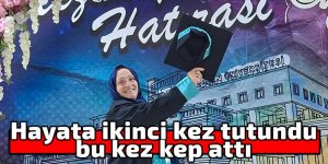 Hayata ikinci kez tutundu, bu kez kep attı