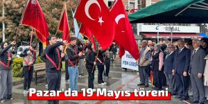 Pazar'da 19 Mayıs töreni