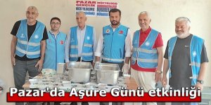 Pazar'da Cuma Namazı Sonrası Aşure dağıtım etkinliği