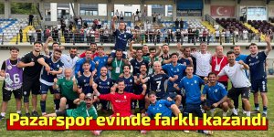 Pazarspor evinde farklı kazandı