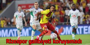 Rizespor galibiyeti koruyamadı